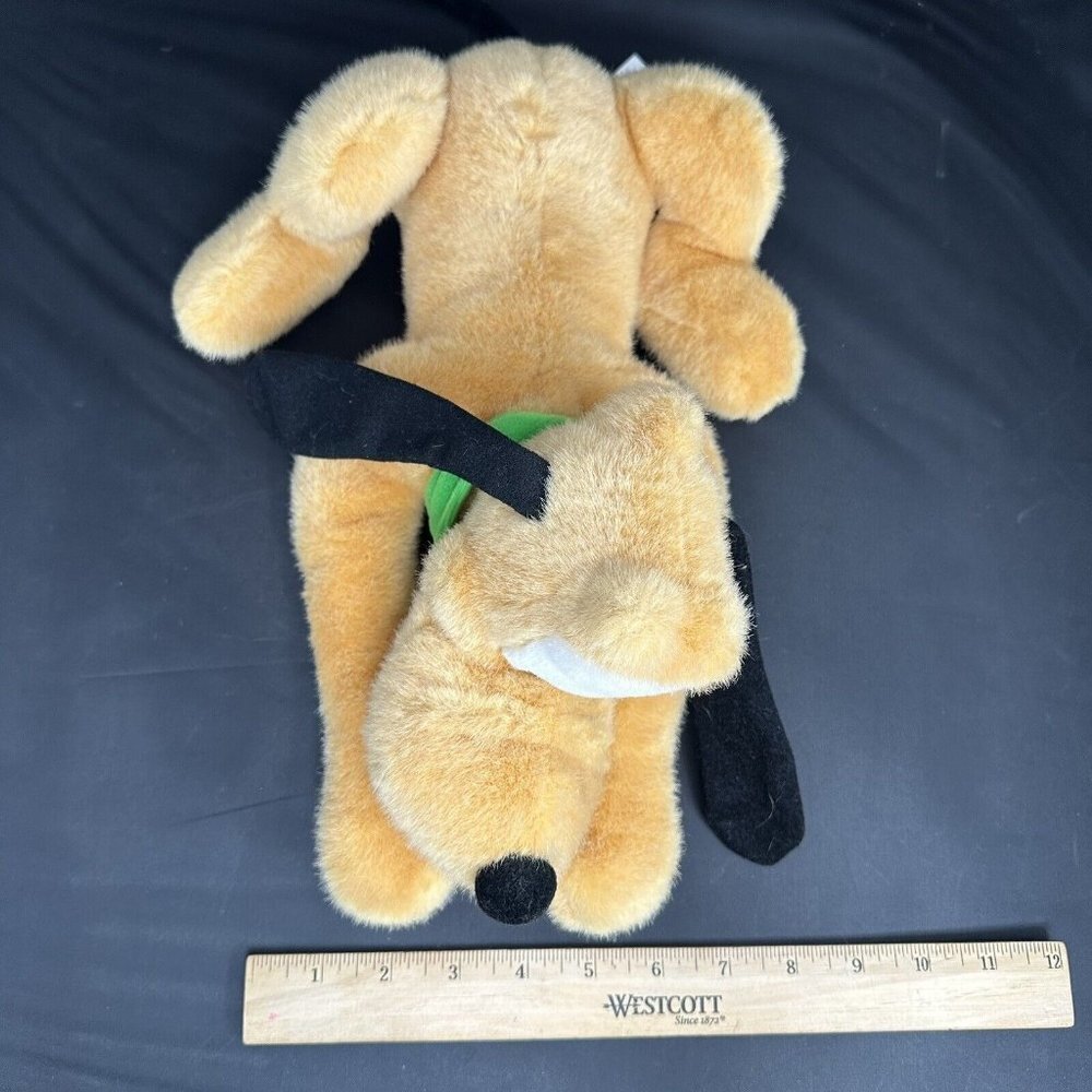 Vintage Walt Disney Co Pluto Plush Stuffed Animal Doll Toy Collectible Puppy - Picture 13 of 13